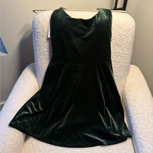 HALARA Burgundy Velvet Mini Dress